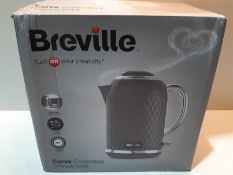 RRP £34.99 Breville Curve Grey Electric Kettle | 1.7L | 3KW Fast
