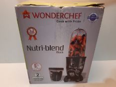 RRP £39.99 Wonderchef 60018330 Nutri-Blend Blender, Grinder, Plastic, 400 W, Black
