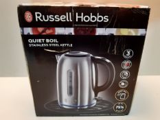 RRP £64.78 Russell Hobbs 20460 Kettle, Stainless Steel, 3000 W, 1.7 liters