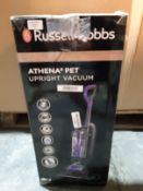 RRP £59.99 Russell Hobbs RHUV5601 ATHENA2 Pet Upright Vacuum in Grey and Purple