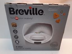 RRP £3.17 Breville VST083 Sandwich Toaster and Toastie Maker