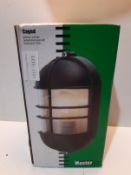RRP £9.27 Caged Outdoor Wall Light Textured Black