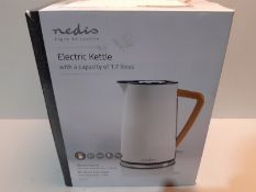 RRP £9.79 NEDIS KAWK510EWT Electric Kettle | 1.7 l | Soft-Touch