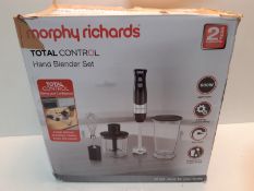RRP £32.99 Morphy Richards 402061 Total Control Hand Blender, Grey