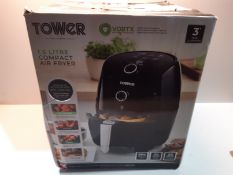 RRP £35.54 Tower T17025 Vortx Compact Air Fryer with Rapid Air Circulation
