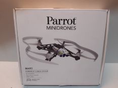 RRP £79.47 Parrot Airborne Cargo Drone Mars Customisable Quadcopter Minidrone - White