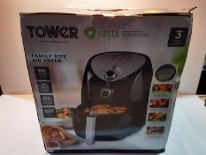 RRP £48.99 Tower T17021 Family Size Air Fryer with Rapid Air Circulation