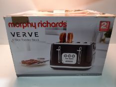RRP £37.95 Morphy Richards 243010 Verve Toaster, Black
