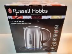 RRP £32.39 Russell Hobbs 20460 Kettle, Stainless Steel, 3000 W, 1.7 liters