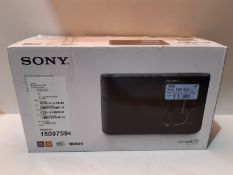 RRP £80.99 Sony XDR-S61D Portable Digital Radio with High Quality Sound - Black