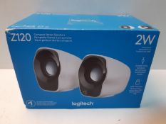 RRP £14.91 Logitech Z120 Compact PC Stereo Speakers