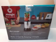 RRP £79.98 NUTRiBULLET Magic Bullet Deluxe Blender, Mixer & Food Processor, Silver