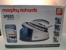 RRP £119.99 Morphy Richards Speed Steam Steam Generator Iron Ceramic