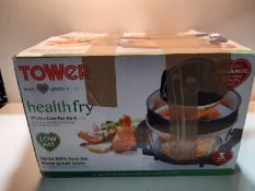RRP £105.98 Tower T14001 Health Halogen Low Fat Air Fryer with Removable Glass Bowl