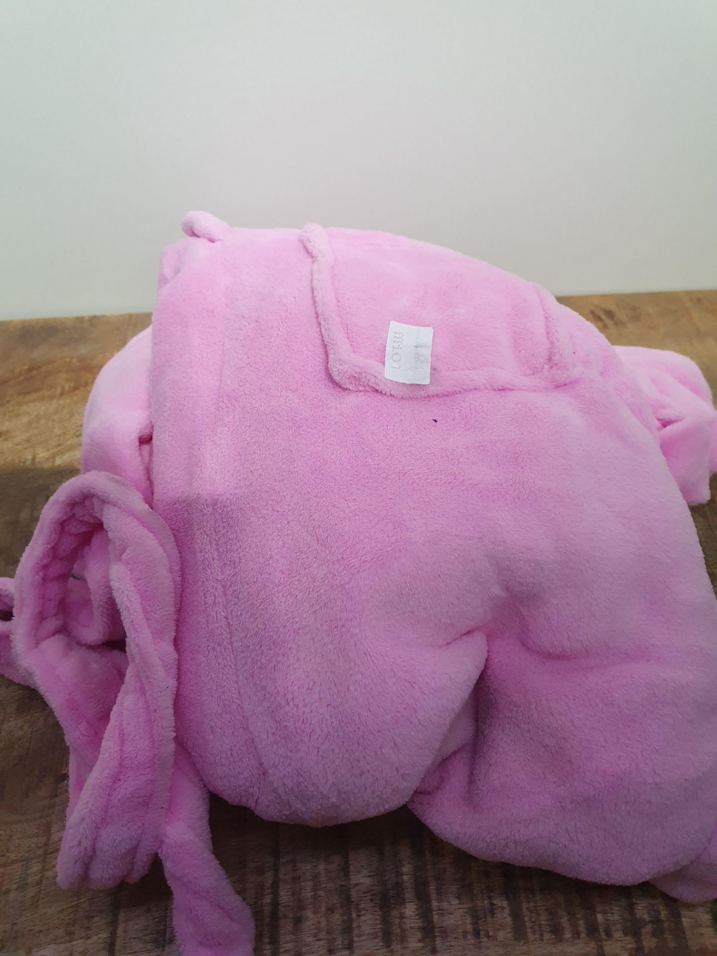 CHILDS 10-12 PINK DRESSING GOWN