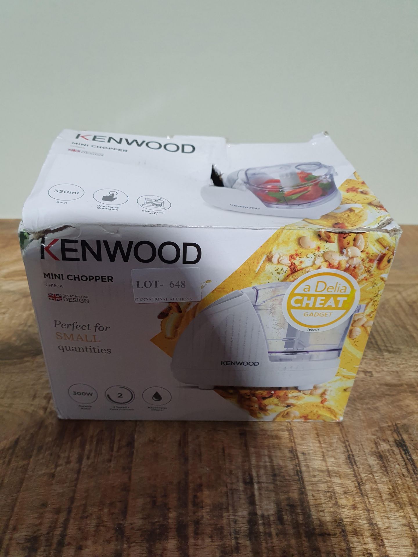 KENWOOD MINI CHOPPER RRP £24.99Condition ReportAppraisal Available on Request - All Items are