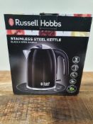 RRP £30.91 Russell Hobbs 20413 Stainless Steel Electric Kettle, 1.7 Litre, Black