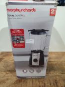 RRP £34.69 Morphy Richards 403010 Jug Blender with Ice Crusher