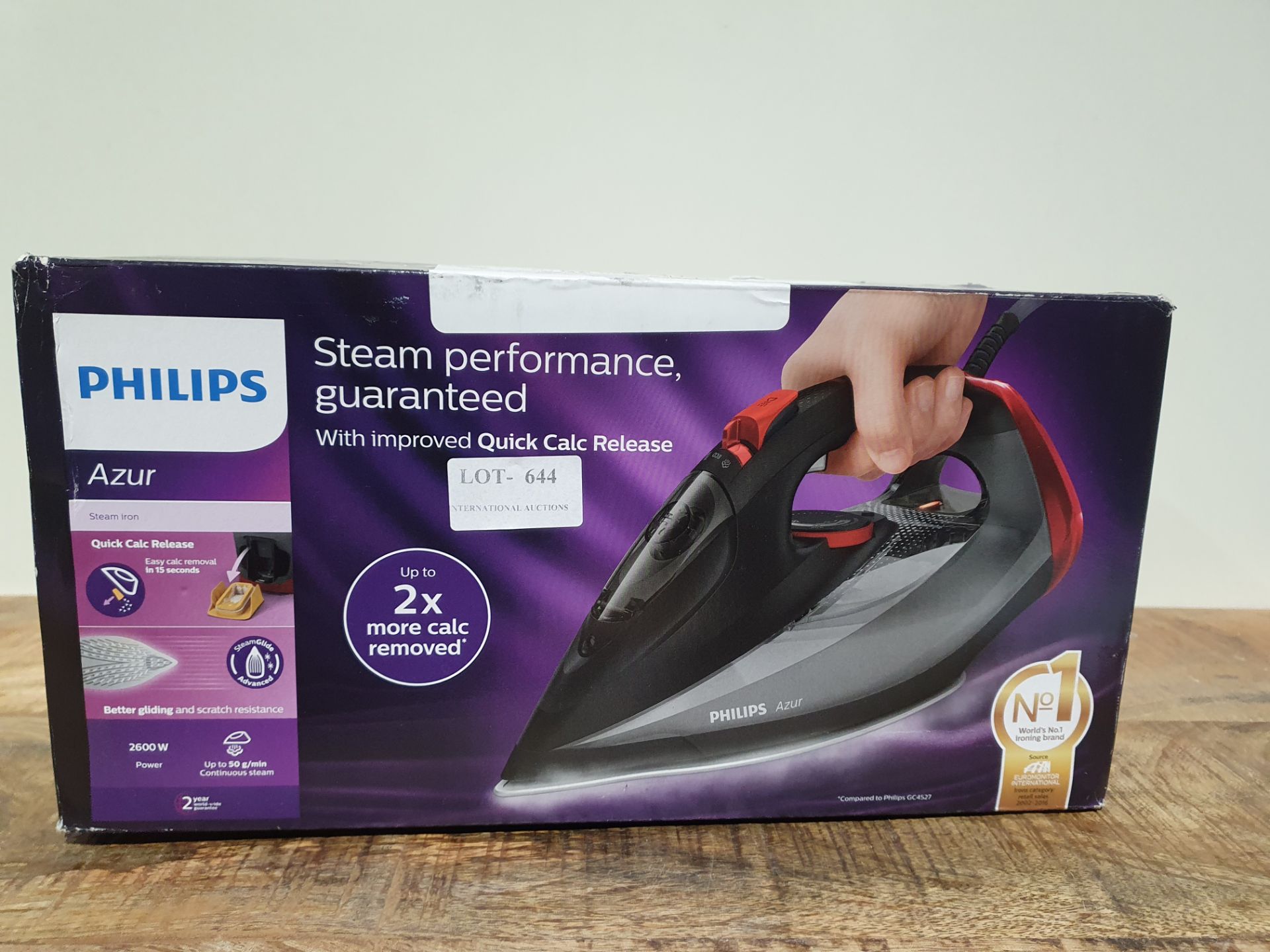 PHILIPS AZUR STEAM IRONCondition ReportAppraisal Available on Request - All Items are Unchecked/