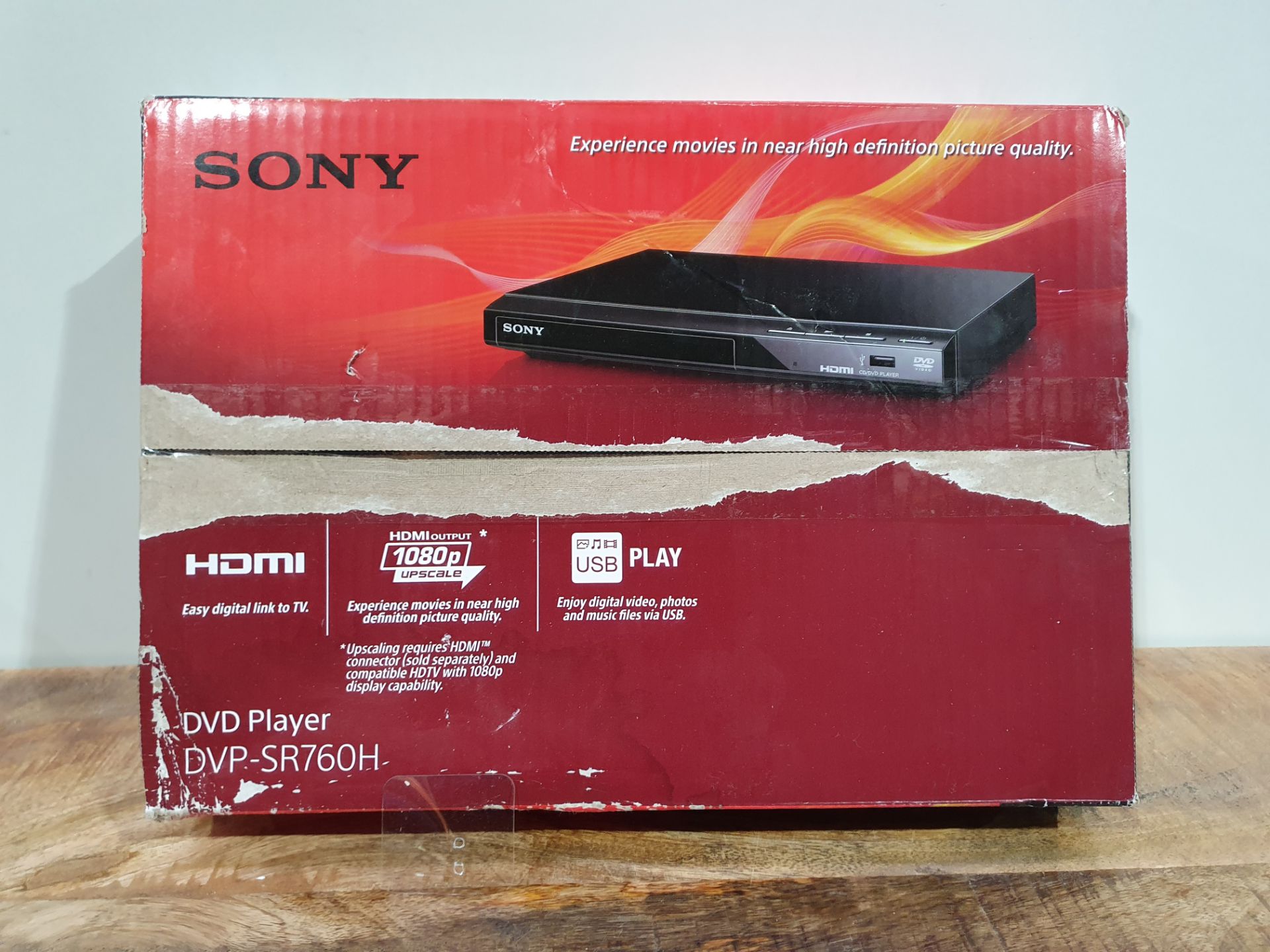 RRP £34.00 Sony DVPSR760H DVD Upgrade Player (HDMI