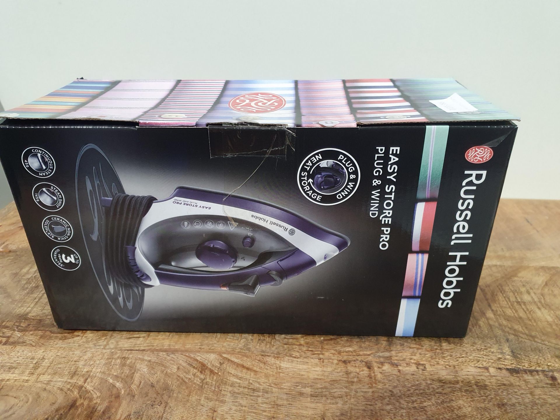 RRP £26.95 Russell Hobbs 23780 Easy Store Pro, Plug & Wind Iron, 0.330 Litre, 2400 Watt