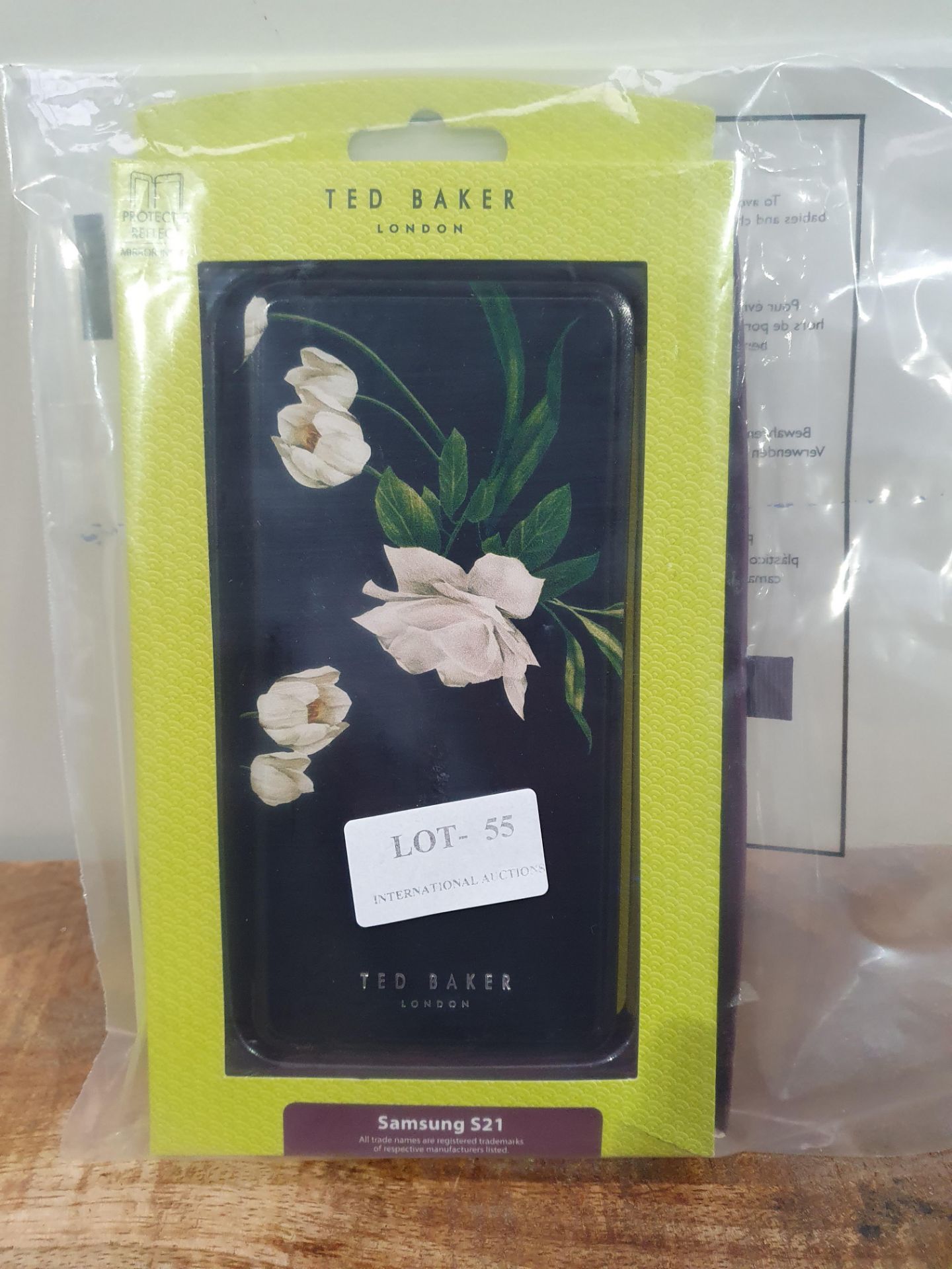 RRP £38.99 Ted Baker Mirror Folio Case for Galaxy S21 - Elderflower