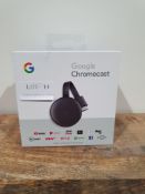 RRP £30.00 Google Chromecast - Cast to your TV in HD, Android Streaming Stick - Stream On