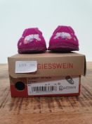 Giesswein Girls Tremsdorf Mule, Traube, 6 UK RRP £33