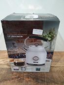 RRP £44.99 Tower Bottega T10020W Rapid Boil Traditional Kettle with Temperature Dial