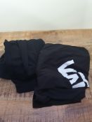 X 2 ITEMS VANS TOP WITH TAG & BLACK UNBRANDED BOTTOMS
