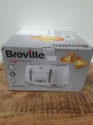 RRP £34.99 Breville VTT470 Impressions 4-Slice Toaster with High-Lift and Wide Slots