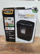 RRP £29.99 Fellowes Powershred 6C Personal 6 Sheet Cross Cut Paper