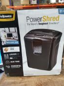 RRP £54.98 Fellowes Powershred M-8C 8 Sheet Cross Cut Personal Shredder with Safety Lock