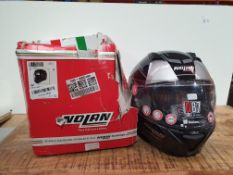 NOLAN N87 BLACK HELMET SIZE LARGE RRP £108