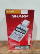 RRP £46.78 Sharp SH-EL1750V Printing Calculator