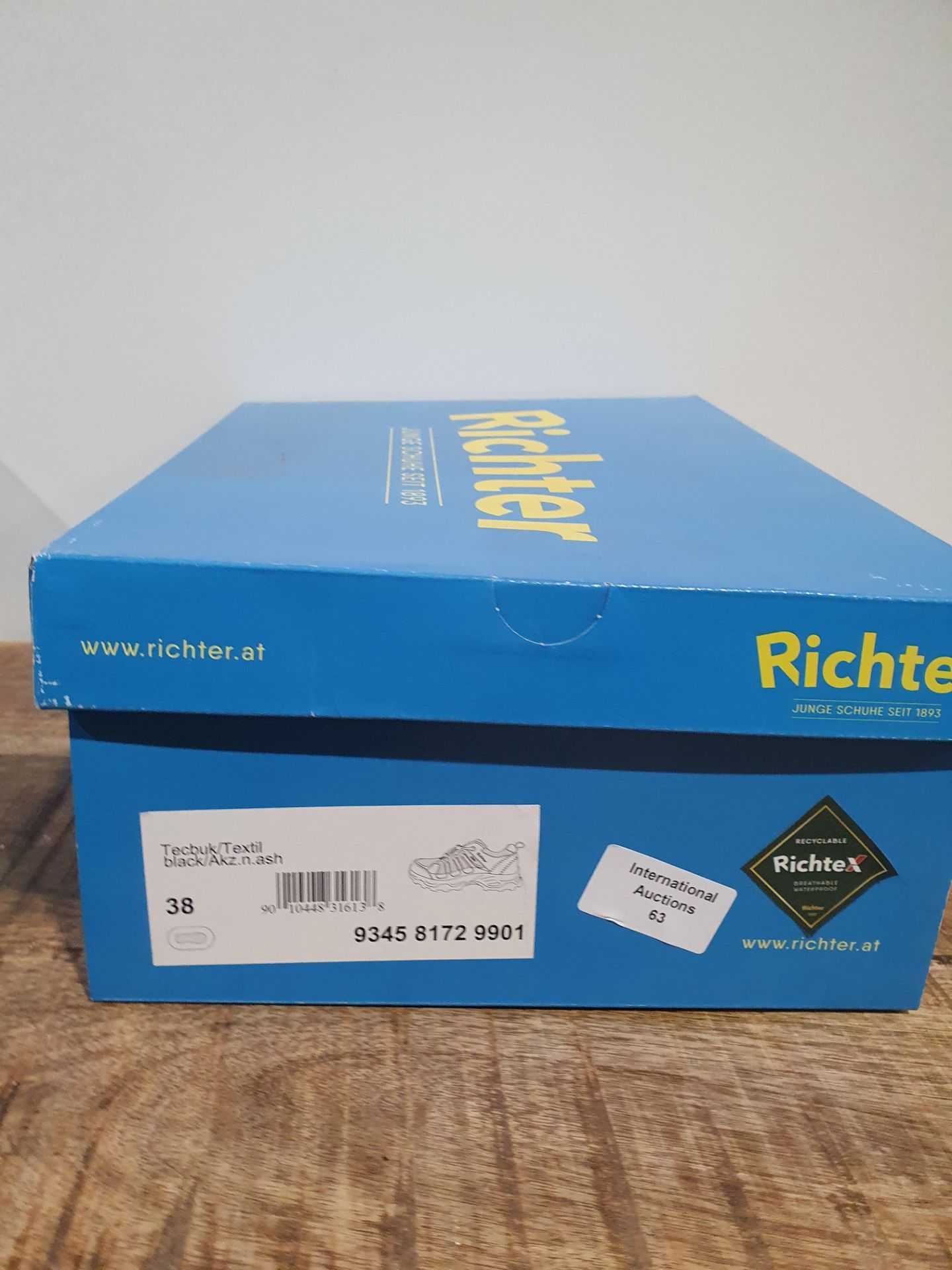 BRAND NEW Richter Kinderschuhe Boys Tr-2 9345-8172 Walking Shoe, 9901black/Akz.n.ash, 5 UK RRP £30 - Image 2 of 2