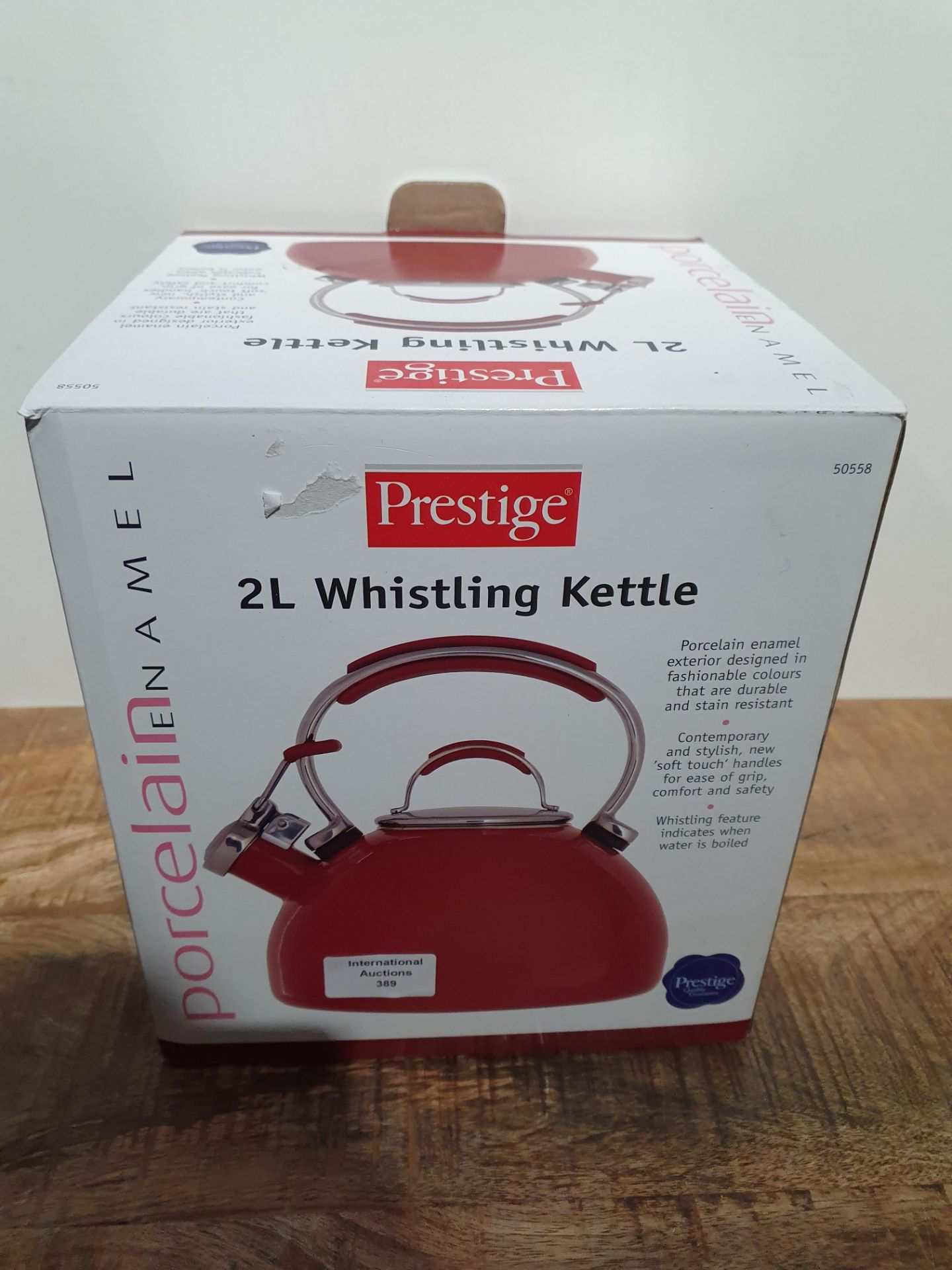 PRESTIGE 2L WHISTLING KETTLE RRP £35Condition ReportAppraisal Available on Request - All Items are