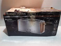 RRP £37.47 Russell Hobbs Luna Long Slot Toaster