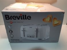 RRP £32.33 Breville VTT470 Impressions 4-Slice Toaster with High-Lift and Wide Slots