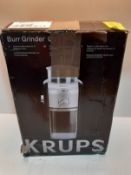 RRP £35.99 Krups GVX231 Expert Burr Grinder, Black/Silver