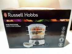 RRP £42.28 Russell Hobbs Maxicook 3 Tier Digital Food Steamer