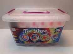 RRP £22.50 TBC The Best Crafts Tie-Dye Art Kit for over 18 Kids to Play, Easy & Fun