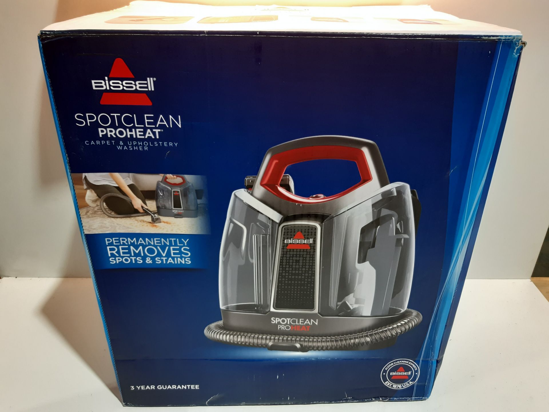 RRP £121.99 BISSELL SpotClean;Portable Carpet Cleaner;Remove Spots