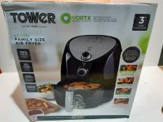 RRP £40.99 Tower T17021 Family Size Air Fryer with Rapid Air Circulation
