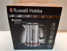 RRP £50.00 Russell Hobbs Luna Fast Boil Electric Kettle Cordless