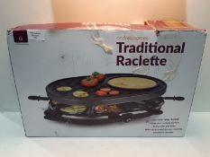 RRP £49.99 Andrew James 8 Person Traditional Raclette Grill with