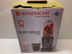 RRP £39.83 Wonderchef 60018330 Nutri-Blend Blender, Grinder, Plastic, 400 W, Black