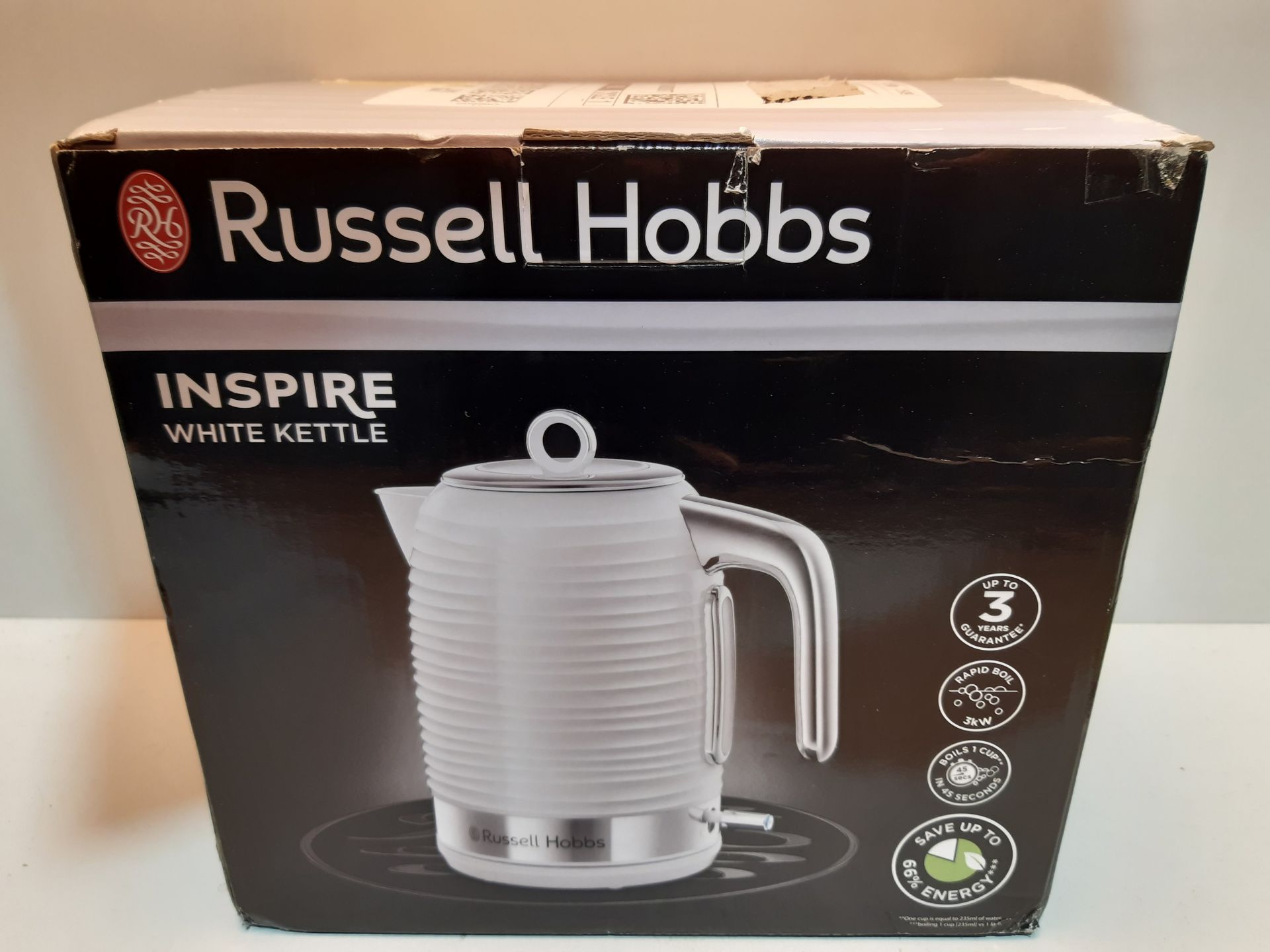 RRP £29.99 Russell Hobbs 24360 Inspire Electric Kettle