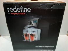 RRP £129.99 Morphy Richards Hot Water Dispenser 131004 Redefine Black 3L