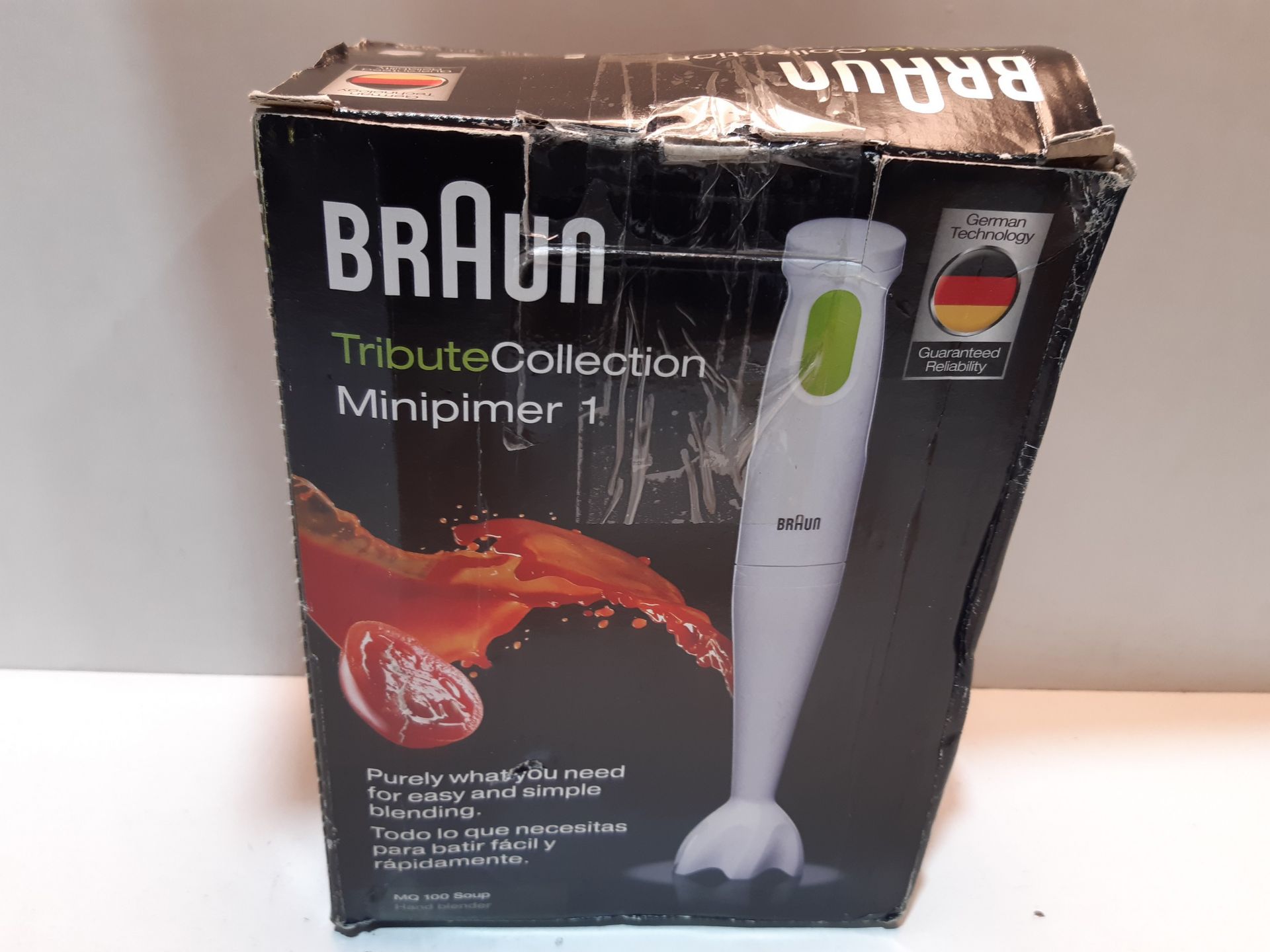 RRP £18.00 Braun MultiQuick 1 MQ100 Hand Blender